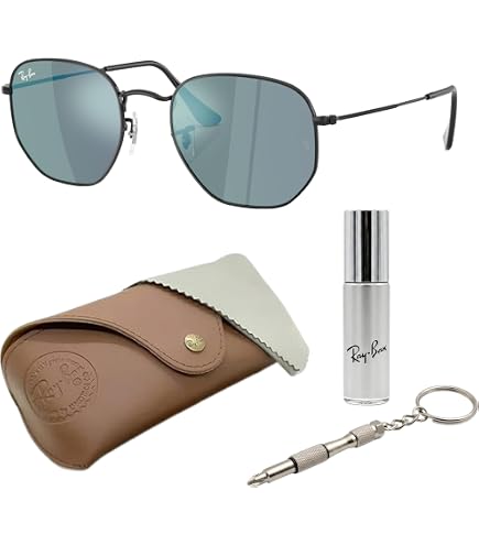Amazon.com: Ray-Ban RB3548N Hexagonal Flat Lens Hexagonal